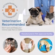 Cat & Dog First Aid Kit for Car - Pet Emergency Kit for Home Office Travel – Dog Camping Essentials with Digital Thermometer, Muzzle & Mini First Aid Pouch