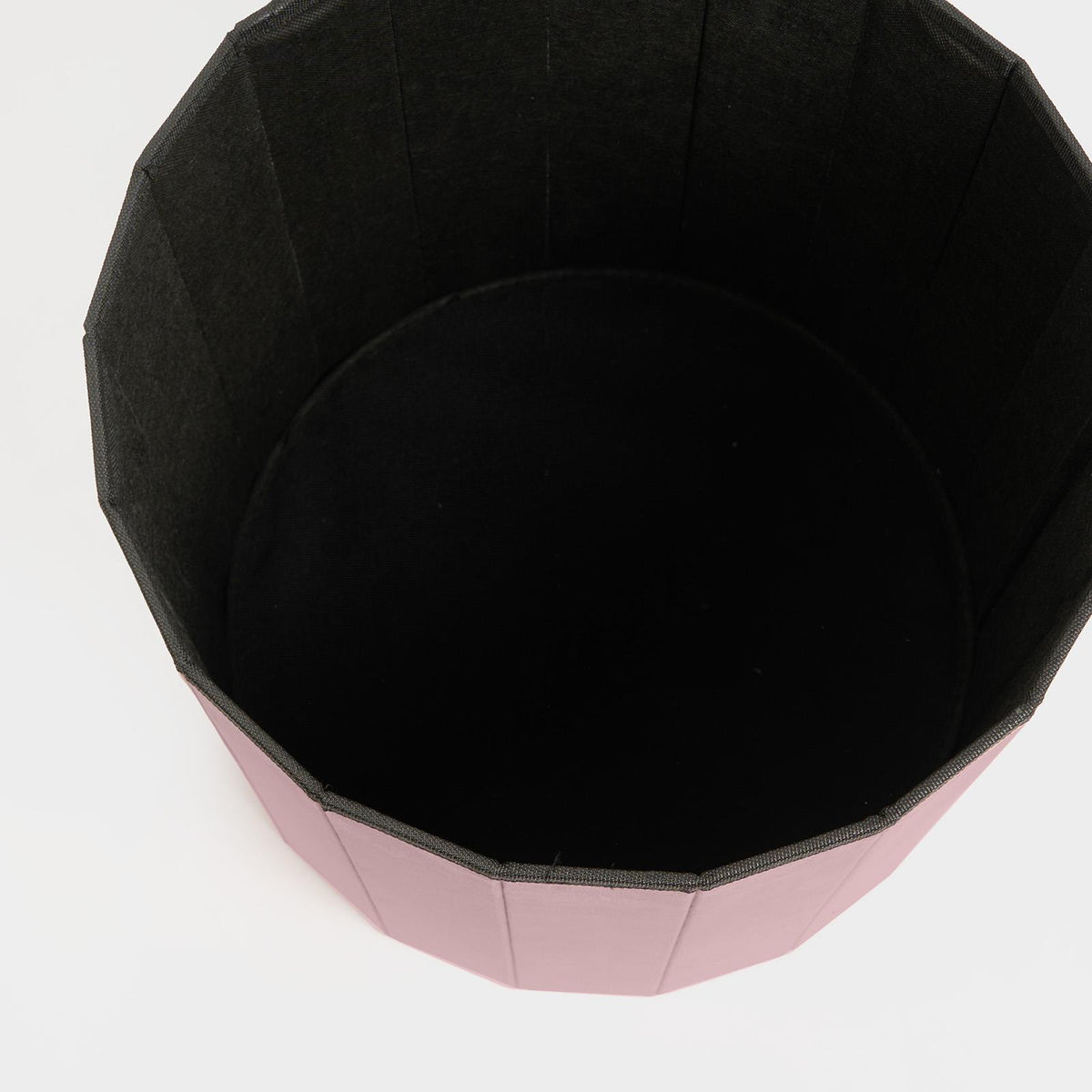 Folding Ottoman Storage Box Footstool Tub Bin Space Saving Velvet Seat Pouffe