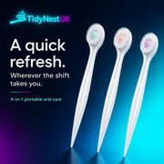 TidyNestUK | Hero | 4-in-1 portable mini toothbrush