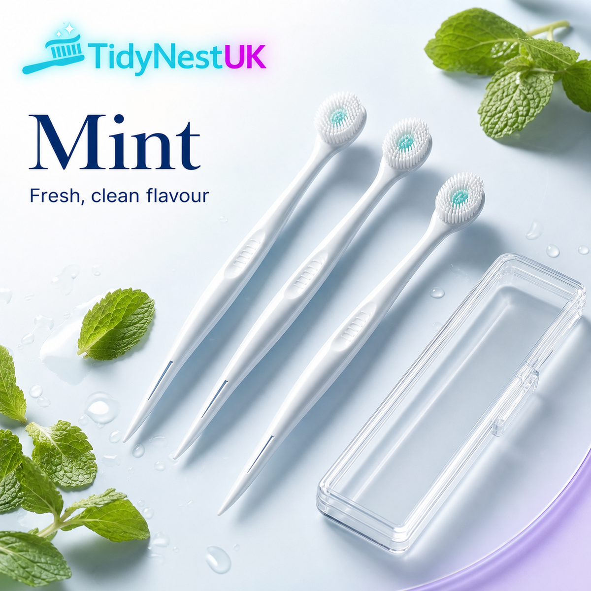 TidyNestUK | Mint | Mini toothbrush