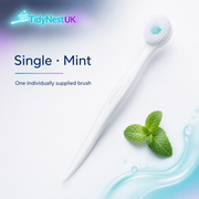 TidyNestUK | Single Mint | One mini toothbrush